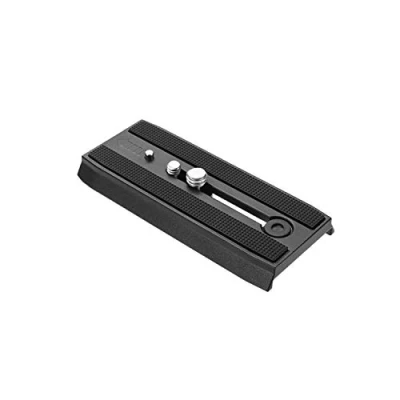 Abbildung von Schiebe Schnellwechselplatte, Cayer QR120 Universal QR Platte Ersatz mit 1/4 Zoll und 3/8 Befestigungsschrauben für Fluidkopf, Manfrotto 501 500AH 503HDV 504HD