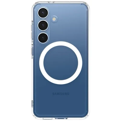 Abbildung von Spigen Ultra Hybrid MagFit Hülle für Samsung Galaxy S25 Ultra, Kompatibel mit MagSafe Clear White