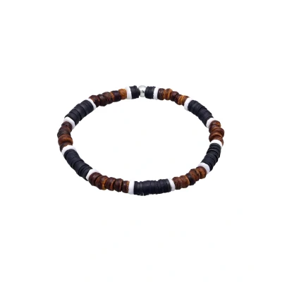 Abbildung von Kuzzoi Heishi Vintage Surfer Armband, Herren, Größe: 21, Braun