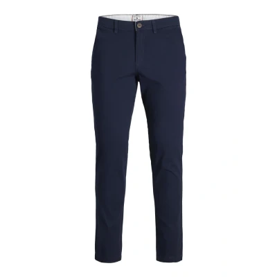 Abbildung von Jack &amp; Jones Jjdave LC NOOS PLS Stoffhose, Herren, Größe: 50x32, Navy blazer