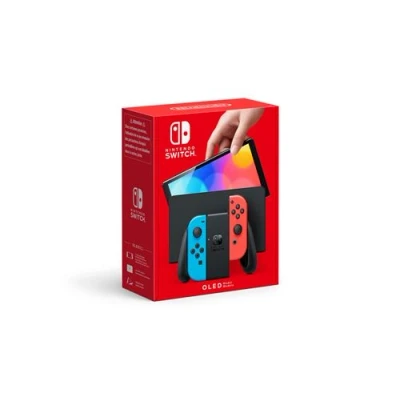 Abbildung von Nintendo Switch Konsole (OLED Modell) Neon Rot/Neon Blau