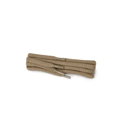 Abbildung von Kaps 1 Paar Hochwertige Runde Schnürsenkel, strapazierfähige Schuhbänder aus 100% Baumwolle (75 cm 4 bis 5 Ösen / 10 beige)