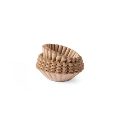 Abbildung von HENDI Kaffeefilter 1000 Stk. aus Papier ungebleicht ø 25 x 7 cm Filterunterseite: 11 cm, Gastro Kaffeemaschine Korbfilter Tüten