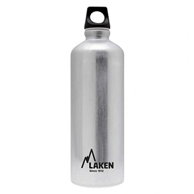 Abbildung von Laken Futura Alu Trinkflasche Schmale Öffnung Schraubdeckel mit Schlaufe 0,75L, Silber