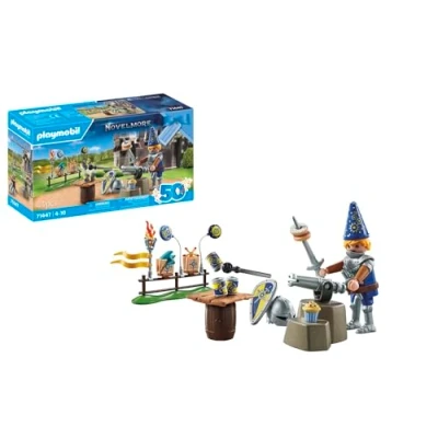 Abbildung von PLAYMOBIL Novelmore 71447 Rittergeburtstag, actionreiche Feier mit Prinz Arwynn, spannenden Duellen und vielfältigem Zubehör, nachhaltiges Spielzeug für Kinder ab 4 Jahren