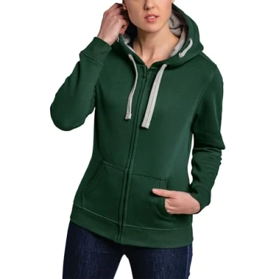 Abbildung von HRM Damen Jacket F Hoodie, Bottle Green, M EU