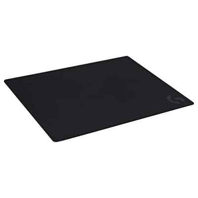 Abbildung von Logitech G G640 Großes Stoff Gaming Mauspad, optimiert für Sensoren, mäßige Oberflächenreibung, rutschfeste Mausmatte, Mac und PC Zubehör, 460 x 400 3 mm