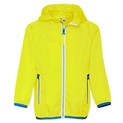 Abbildung von Playshoes Faltbar Regenjacke / wasserabweisende Jacke für Kinder, Größe: 152, Neongelb