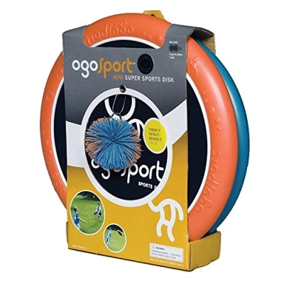 Abbildung von Schildkröt® Ogo Sport Set, 2 Softdiscs Ø29cm, 1 Ball, Standardgrösse, der beliebte Spiel Klassiker, 970090, blau/orange