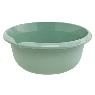 Abbildung von keeeper Universal Schüssel mit Ausguss, Rund, 6 l, Ø 32 cm, Björk, Nordic Green