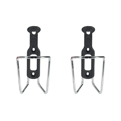 Abbildung von ZEFAL Pack Alu Plast 124 Doppelpack Fahrradflaschenhalter Aluminium Flaschenhalter für alle Arten von Fahrrädern leicht und robust Silber