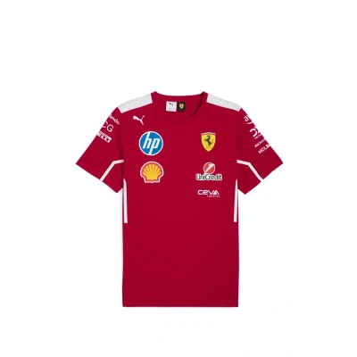 Abbildung von Puma Scuderia Ferrari Tshirt print, Herren, Größe: 3XL, Dark cherry