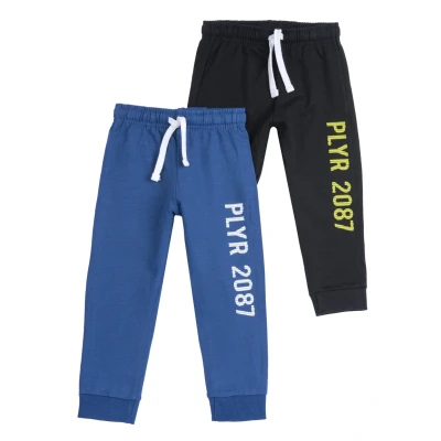 Abbildung von Chicco Set Langhosen aus schwerem Fleece, Winter Jogginghose Jungen, Hellblau, 4 jahre (pack of 2)