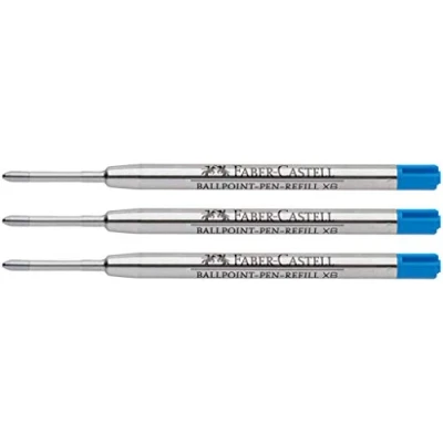 Abbildung von Faber Castell Kugelschreibermine (3 Stück, Extrabreit Blau)