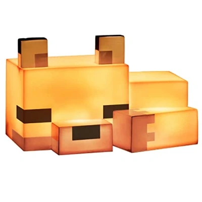 Abbildung von Minecraft Fuchs Nachtlicht Offiziell lizenziert, Süße Lampe, Geschenk für Jungs &amp; Mädchen, Gaming Zimmerzubehör Deko fürs Kinderzimmer