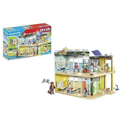 Abbildung von PLAYMOBIL City Life Große Schule mit beweglicher Tafel Spielzeug für Kinder ab 5 Jahren 71327