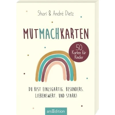 Abbildung von Mutmachkarten: Du bist einzigartig. Besonders. Liebenswert. Und stark! Kartenbox mit 50 Affirmationskärtchen für Kinder