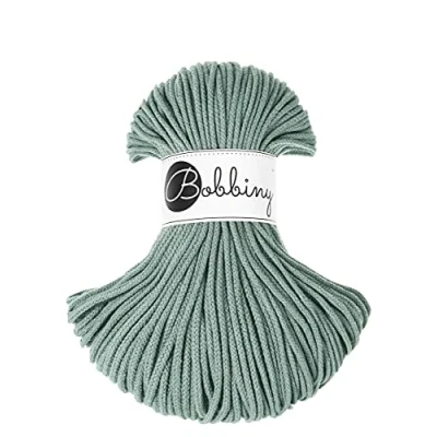 Abbildung von Bobbiny Makramee Garn 3mm (Farbe Laurel 100 Meter) Textilgarn, Baumwollschnur, Rope Garn, Macrame Cord, Baumwollkordel