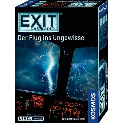 Abbildung von KOSMOS 691769 EXIT Das Spiel Der Flug ins Ungewisse, Level: Einsteiger, Escape Room Spiel, Game für 14 Spieler ab 10 Jahren, einmaliges Gesellschaftsspiel