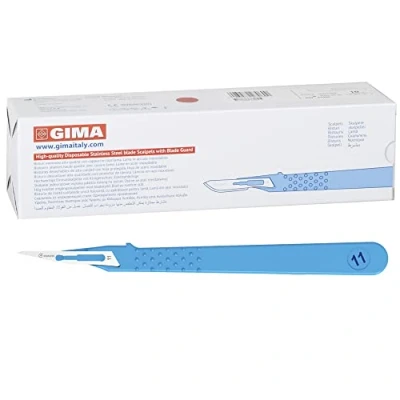 Abbildung von GIMA Sterile Einweg Skalpelle, Standardmodell, Nr. 10, 10er Pack, 27060
