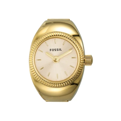 Abbildung von Fossil RING Watch HAND Uhr goldcoloured, Damen, Größe: One Size, Gold coloured