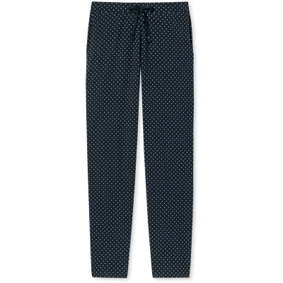 Abbildung von Schiesser MIX Relax LANG Nachtwäsche Hose, Damen, Größe: 42, Dunkelblau gem.