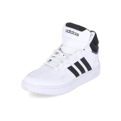 Abbildung von adidas Herren Hoops 3.0 Mid Lifestyle Basketball Classic Vintage Shoes Schuhe, Core Black/Cloud White/Grey Six, 38 2/3 EU