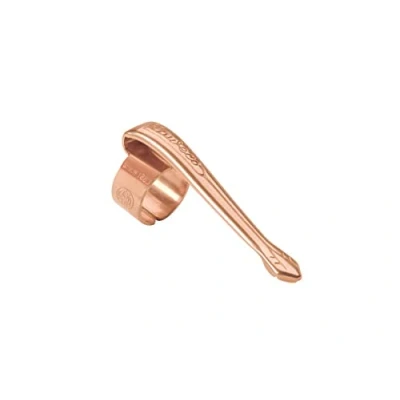 Abbildung von Kaweco Liliput Stift Clip Nostalgie S mit 8 mm Durchmesser Bronze I Stifte Halterung dezentem Logo als schönes Accessoire für Kugelschreiber Kugelschreiberhalter aus