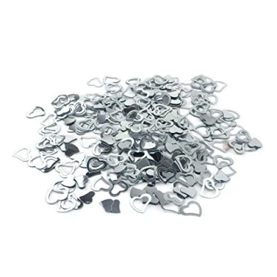 Abbildung von Sepkina Herzen Herzchen Herze Love Hochzeit Tischdeko Streudeko Konfetti Silber (Silver, 200)