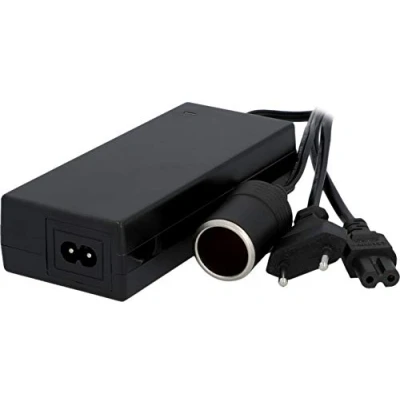 Abbildung von AEG Automotive Spannungswandler KA6 KFZ Netzadapter Stromwandler Ladegerät 230V AC auf 12V/6A DC (max.72W) mit Zigarettenanzünderbüchse, Schwarz