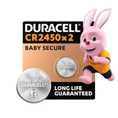 Abbildung von Duracell CR2450 Knopfzellen (2 Stück), CR 2450 Lithium 3 V