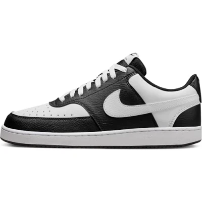 Abbildung von Nike Herren Court Vision Lo Sneaker, Black/White, 42.5 EU