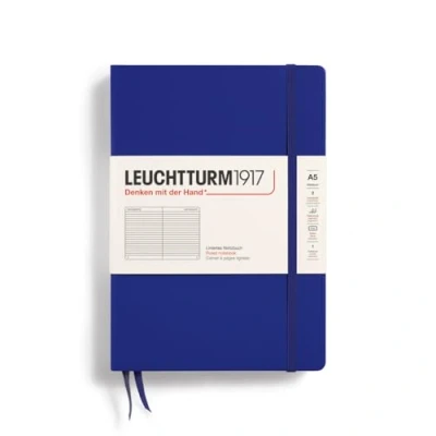 Abbildung von LEUCHTTURM1917 369793 Notizbuch Medium (A5), Hardcover, 251 nummerierte Seiten, Ink, liniert