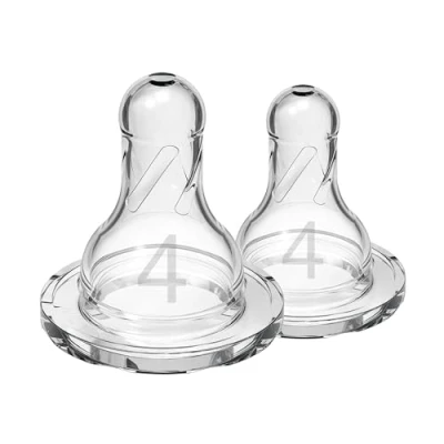 Abbildung von Dr.Brown &#039;s Options schmaler Sauger für Babyflaschen +9 meses durchsichtig