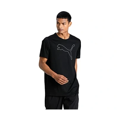 Abbildung von Puma Performance CAT Tshirt print, Herren, Größe: Small, black