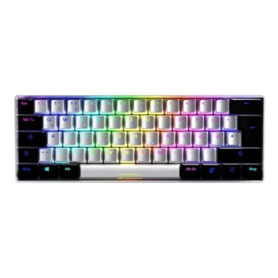 Abbildung von Sharkoon Skiller SGK50 S4 wh Kailh Blue, USB Gaming Tastatur, weiß