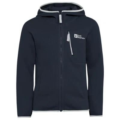 Abbildung von Jack Wolfskin Actamic GRID Midlayer Laufjacke für Kinder, Größe: 164, Night blue