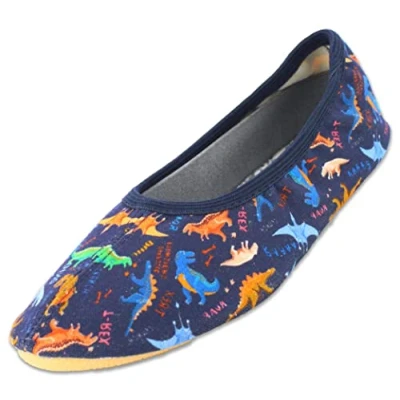 Abbildung von Beck Jungen Dinosaurier Slipper, Dunkelblau, 29 EU