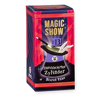 Abbildung von TRENDHAUS 957771 Magic Show Nr. 13 [ Durchbohrter Zylinder ], Verblüffende Zaubertricks für Kinder ab 6 Jahren, Inkl. Online Videos, Trick Nr.13