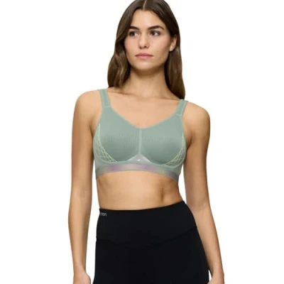 Abbildung von triaction by Triumph Cardio FLOW Extreme Support Sportbh mit starker Stützkraft, Damen, Größe: 95C, Abstinthe