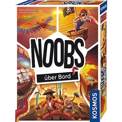 Abbildung von KOSMOS 683795 Noobs Über Bord Meistert gemeinsam Piraten Missionen, lustiges und kommunikatives Kartenspiel, für 3 5 Personen, ab 10 Jahre, Partyspiel, Reisespiel, Mitbringsel, kleines Geschenk