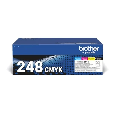 Abbildung von Brother Original TN 248VAL Tonerkartuschen Value Pack Cyan/Magenta/Gelb/Schwarz