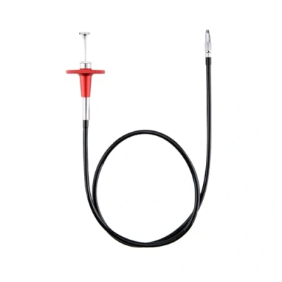 Abbildung von JJC TCR 70R Drahtauslöser 70cm mit Feststellfunktion für Mechanische Kameras in Rot