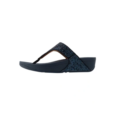 Abbildung von Fitflop Damen LULU Crystal Toe Post Sandalen, Midnight Navy, 36 EU