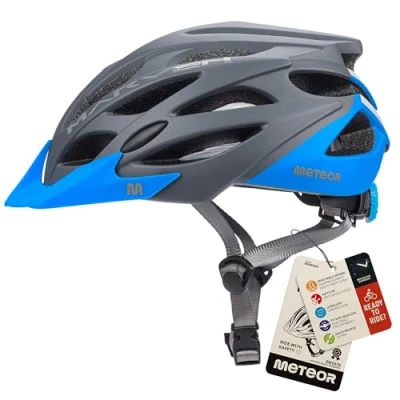 Abbildung von meteor® Marven Fahrradhelm Herren Damen Kinder Helm MTB rollerhelm mädchen kinderfahrradhelm für Downhill rennradhelm Mountainbike Inliner skaterhelm BMX fahradhelm Scooter Jungen Bike Helmet