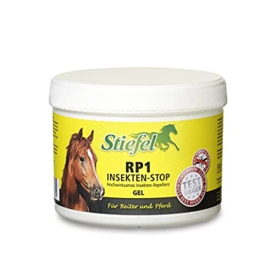 Abbildung von Stiefel RP1 Insekten Stop Gel 500ml Geruchsarmes alkoholfreies Insektengel mit Icaridin für Pferd Hautfreundlich ideal bei Ekzemerschutz und sensibler Haut