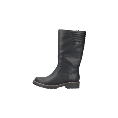 Abbildung von Rieker Damen Winterstiefel 76891, Frauen Stiefel,Outdoorschuhe,warm,gefüttert,Boots,Winterschuhe,uebergangsstiefel,schwarz (00),39 EU / 6 UK