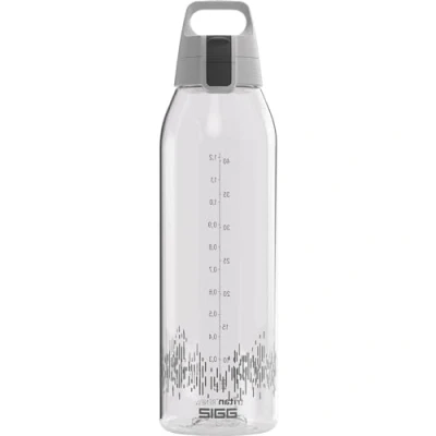 Abbildung von SIGG Tritan Trinkflasche Sportflasche Total Clear ONE MyPlanet Anthrazit kohlensäurehaltige Getränke Spülmaschinenfest, Auslaufsicher, Kratzfest BPA frei Sport &amp; Fitness Grau 1,5L