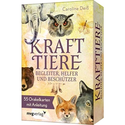Abbildung von Krafttiere Begleiter, Helfer und Beschützer: 55 Orakelkarten mit Anleitung. Ein spiritueller Begleiter für den Alltag