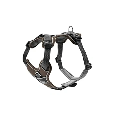 Abbildung von HUNTER Hundegeschirr, Braun/Grau, 79 107 cm